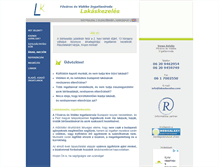 Tablet Screenshot of lakaskezeles.com